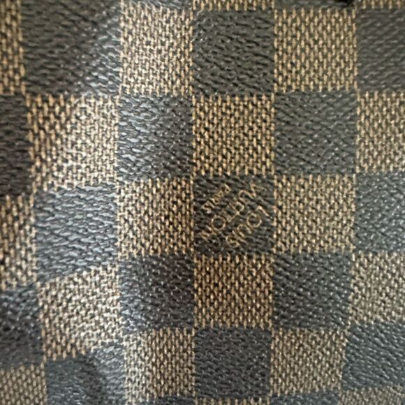 Louis Vuitton Brown Checkered Satchel Speedy 35 - Picture 5 of 10